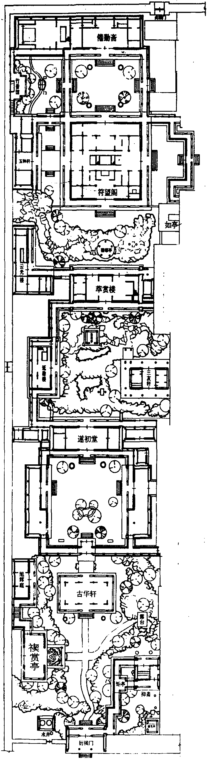 宁寿宫花园平面图